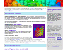Tablet Screenshot of moleculesinmotion.com
